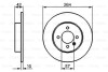 ДИСК ГАЛЬМIВНИЙ ЗАДНIЙ COATED BOSCH 0 986 479 B85 (фото 6)