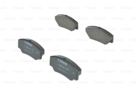 Комплект гальмівних колодок BOSCH 0 986 491 410