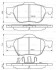 Комплект гальмівних колодок BOSCH 0 986 494 485 (фото 1)