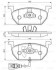 Колодки тормозные BOSCH 0 986 494 721 (фото 1)