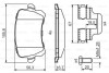 Гальмівні колодки дискові BOSCH 0 986 494 731 (фото 1)