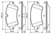 Колодки гальмівні дискові BOSCH 0 986 494 833 (фото 2)