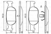 ГАЛЬМІВНІ КОЛОДКИ, ДИСКОВІ BOSCH 0 986 494 852 (фото 1)