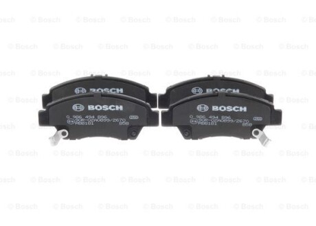 ДИСКОВI КОЛОДКИ ПЕРЕДНI BOSCH 0 986 494 896