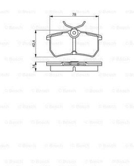 Колодки тормозные BOSCH 0 986 495 227 (фото 1)