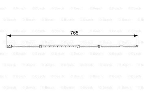 Датчик зносу гальмівних колодок BOSCH 1 987 473 018