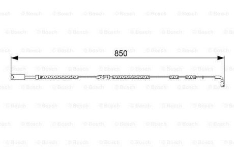 Датчик зносу гальмівних колодок BOSCH 1 987 473 030