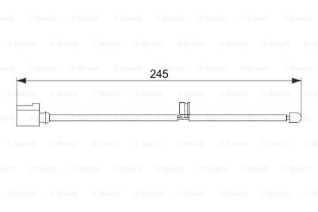 Датчик зносу гальмівних колодок BOSCH 1 987 474 563