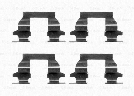 К-т. установки гальм. колод. NISSAN QASHQAI 07- BOSCH 1987474655 (фото 1)
