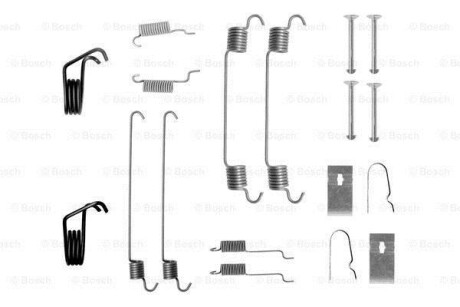 Установчий к-кт. гальм. колод. MAZDA 323 BOSCH 1987475278