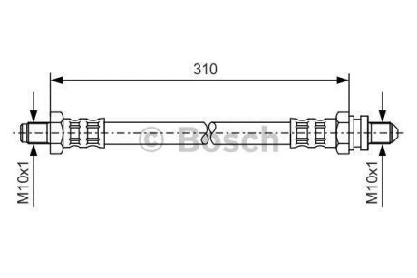 Шланг тормозной BOSCH 1 987 476 407