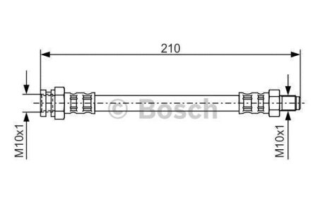 Шланг тормозной BOSCH 1 987 476 502