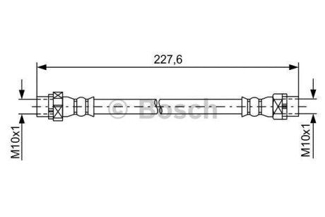 Гальмівний шланг BOSCH 1987481582 (фото 1)