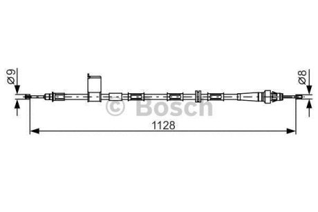 ТОРМОЗНОЙ ТРОС BOSCH 1 987 482 363