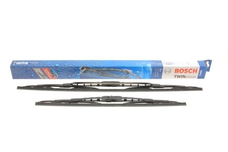 Комплект щеток стеклоочистителя каркасных Twin Spoiler 600/450 BOSCH 3 397 118 303