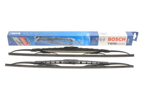 Комплект щеток стеклоочистителя каркасных Twin Spoiler 530/500 BOSCH 3 397 118 404