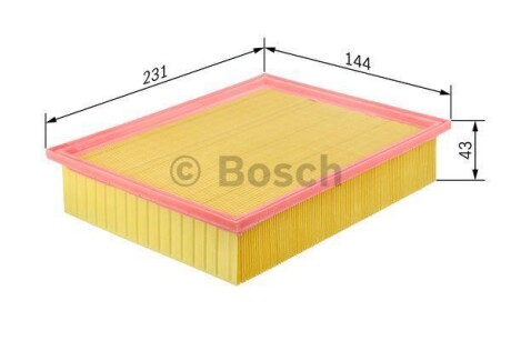 Фильтр воздушный BOSCH F 026 400 037