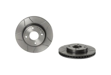 Гальмівний диск пер. Fiesta VI 09- (258x23) BREMBO 09.A968.76