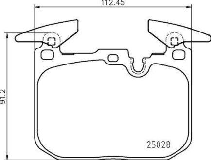 Гальмівні колодки дискові BREMBO P06 098 (фото 1)