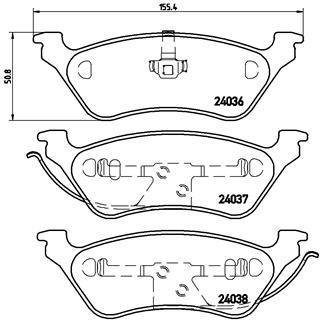 Гальмівні колодки дискові BREMBO P11 014 (фото 1)