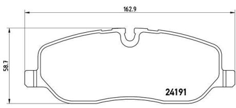 Колодки гальмівні дискові BREMBO P44014