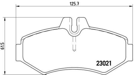 Колодки тормозные BREMBO P50 020