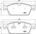 Комплект гальмівних колодок з 4 шт. дисків BREMBO P50102 (фото 1)