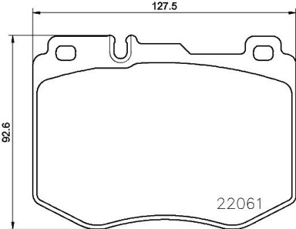 Комплект гальмівних колодок з 4 шт. дисків BREMBO P50120 (фото 1)