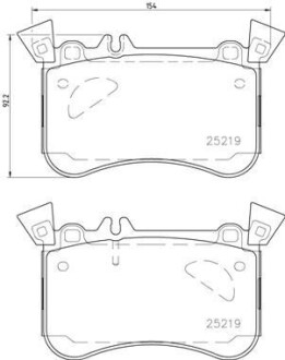 Фото гальмівні колодки дискові BREMBO P50121 Гальмівні колодки дискові BREMBO P50121