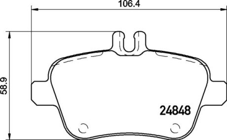 Гальмівні колодки дискові BREMBO P50 135 (фото 1)