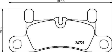 Колодки гальмівні дискові BREMBO P65030 (фото 1)