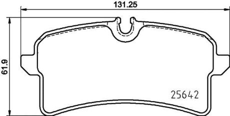 Гальмівні колодки дискові BREMBO P65 040