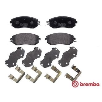 Комплект гальмівних колодок з 4 шт. дисків BREMBO P78021 (фото 1)