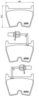 Гальмівні колодки дискові BREMBO P85 078 (фото 1)