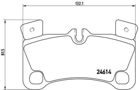 Гальмівні колодки дискові BREMBO P85 103 (фото 1)