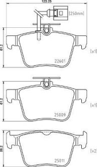 Гальмівні колодки дискові BREMBO P85 162 (фото 1)