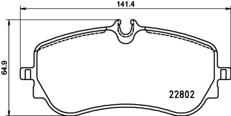 Колодки гальмівні дискові BREMBO P 85 172