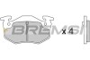 Гальмівні колодки зад. Peugeot 206 99-/Renault Megane I 96-03 BREMSI BP2217 (фото 1)