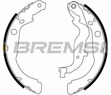 Гальмівні колодки зад. Duster/Duster 11- BREMSI GF0447