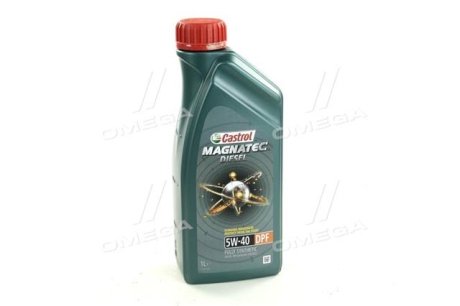 Масло ДВС 5W-40 MAGNATEC DIESEL DPF API SN/CF, ACEA C3, GM dexos2, 1л, синт. CASTROL 1502B8