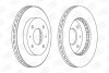 Диск гальмівний передній (кратно 2) Volvo S40, V40/Mitsubishi Carisma, Galant, Lancer (98-) CHAMPION 561926CH (фото 1)