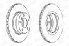 Диск гальмівний передній (кратно 2) Bmw 5 (E39) (95-03), 5 (E60) (01-10) CHAMPION 562320CH (фото 1)