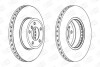 Диск гальмівний передній Bmw 5 (E60) (01-10), 5 Touring (E61) (04-10) (562397CH-1) CHAMPION 562397CH1 (фото 1)