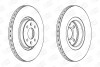 Диск тормозной передний (кртано 2) Renault Grand Scenic II, Scenic II CHAMPION 562410CH (фото 1)