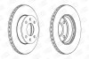 Диск тормозной передний (кртано 2) Hyundai i10 (I,II)/ Kia Picanto (I,II) (56242 CHAMPION 562428CH (фото 1)