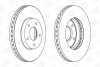 Диск гальмівний передній (кратно 2) Nissan Almera (98-06), X-Trail (01-13) CHAMPION 562441CH (фото 1)