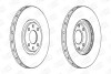 Диск гальмівний передній (кратно 2) Citroen C4 I (06-), DS 5 (11-15)/Peugeot 2008 II (Ud_, Us_, Uy_, Uk_) (19-) CHAMPION 562641CH (фото 1)