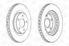 Диск гальмівний передній (кратно 2) Jeep Compass (06-), Patriot (07-17)/ Mitsubishi ASX (09-) CHAMPION 562790CH (фото 1)