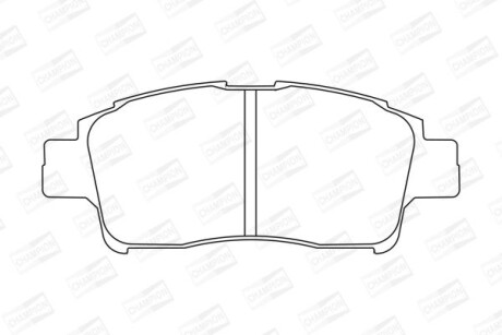 Гальмівні колодки пер. Yaris 01-05 CHAMPION 572404CH