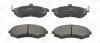 Колодки гальмівні дискові передні Hyundai Elantra III/ Kia Cerato I CHAMPION 572513CH (фото 2)